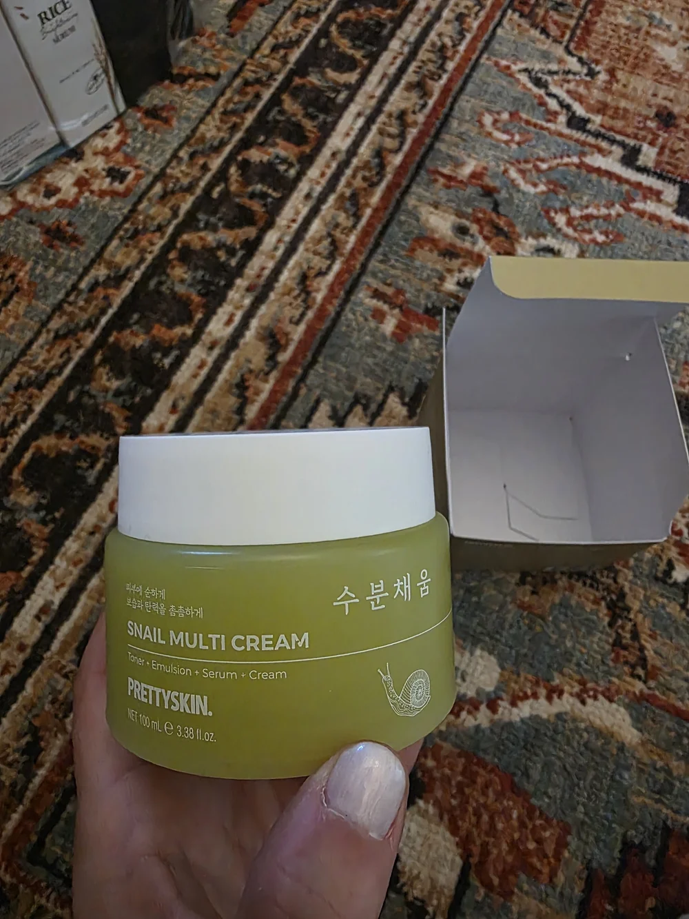 Prettyskin Snail Multi Cream- Hydrating Face CreamToner, Serum, Emulsion, Cream